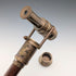 Vintage British Telescope & Compass Handle Split Shaft Walking Stick, 97cm, Dollond London