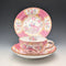 1920s British Minton Teacup Trio Pink Cockatrice, Custom Order for Meyer Emporium ②