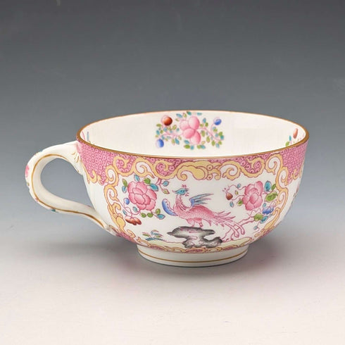 1920年代英國明頓茶杯三件組粉紅雞蛇,為邁耶商場特別訂購③