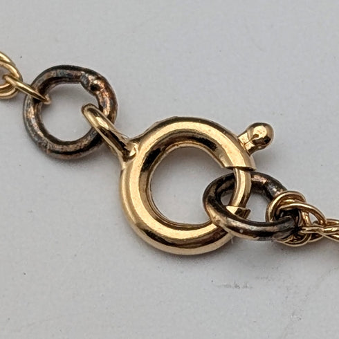 British Wedgwood Jasperware Pendant with Gold P Base and Necklace Chain