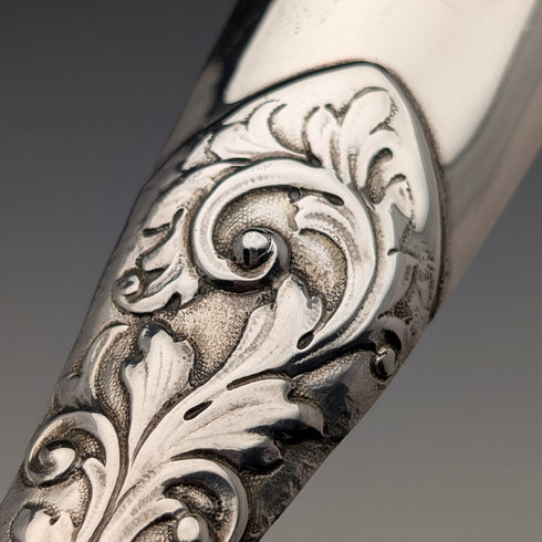 1892 British Antique Sterling Silver Shoehorn, 70g, Norman Marshall