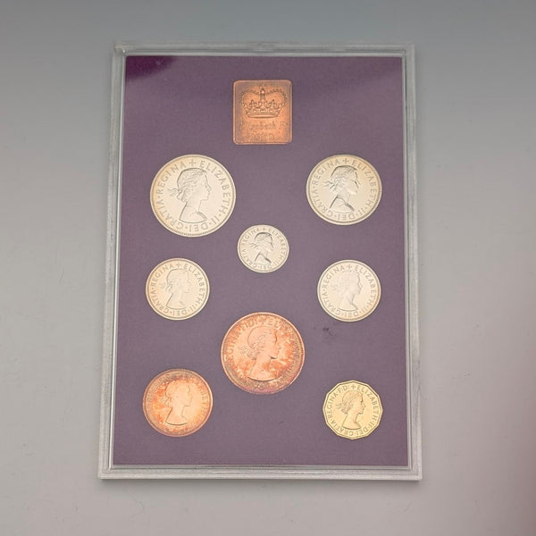 1970年 英国 貨幣制度10進法化前 硬貨コイン8枚セット Royal Mint