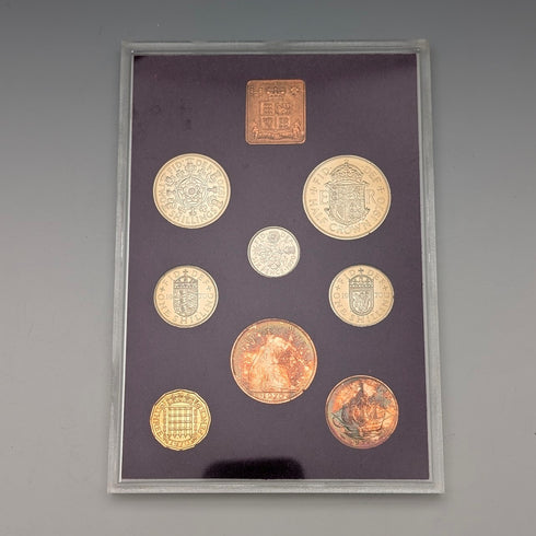 1970年 英国 貨幣制度10進法化前 硬貨コイン8枚セット Royal Mint