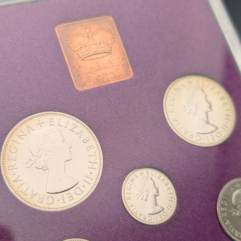 1970年 英国 貨幣制度10進法化前 硬貨コイン8枚セット Royal Mint