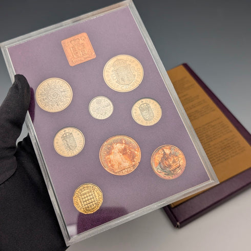 1970年 英国 貨幣制度10進法化前 硬貨コイン8枚セット Royal Mint