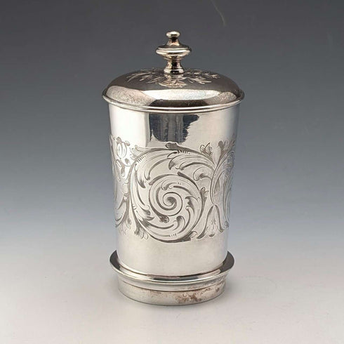 Antique British silver-plated filter (part of a coffee machine?)