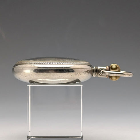 1906年頃 アンティーク オメガ 懐中時計 直径58mm 鉄道時計 合金ケース 動作良好