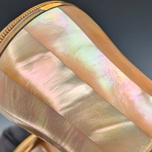 フレンチアンティーク マザーオブパール装飾 オペラグラス 双眼鏡 ケース付 Colmont FT