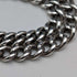 Antique British Sterling Silver Double Albert Chain, 67g, Green Turquoise Fob