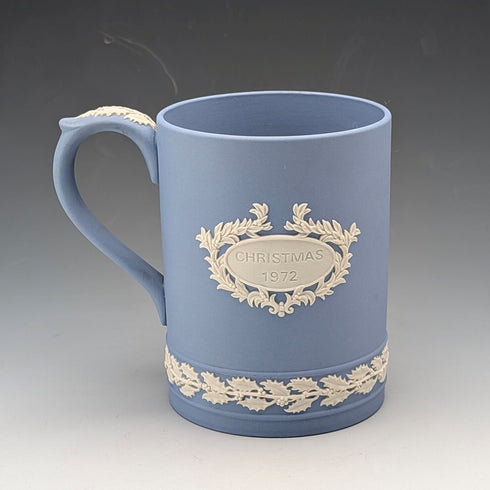 1972年英國韋奇伍德碧玉瓷聖誕馬克杯