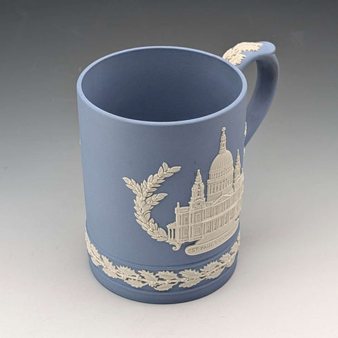 1972 British Wedgwood Jasperware Christmas mug