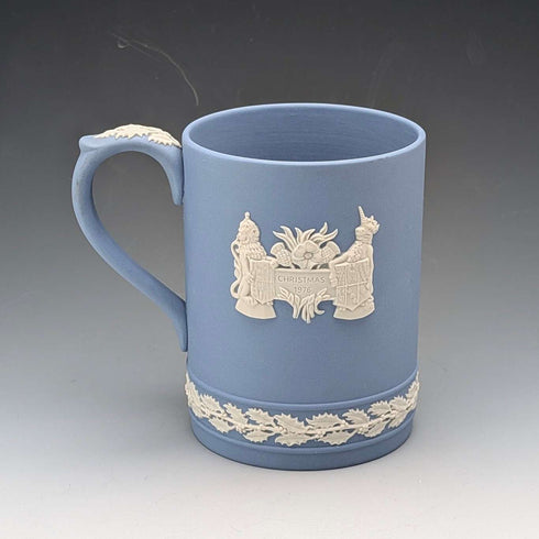 1976 Wedgwood Jasperware Christmas mug