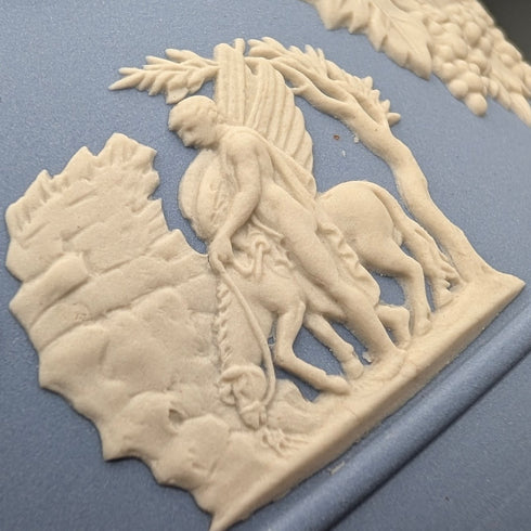 英國老式韋奇伍德碧玉花盆