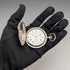 Antique Longines pocket watch, circa 1901, Art Nouveau decoration, silver-sided hunter case, in good working order.