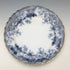 Pair of antique British Burlington pattern semi-porcelain lunch plates by Wedgwood & Co.