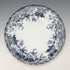 Pair of antique British Burlington pattern semi-porcelain lunch plates by Wedgwood & Co.