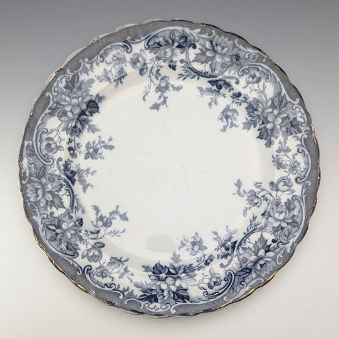 英国アンティーク バーリントンパターン 半磁器製 ディナープレートペア Wedgwood&Co.