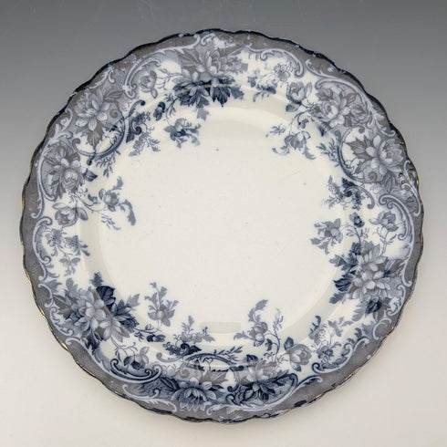 英国アンティーク バーリントンパターン 半磁器製 ディナープレートペア Wedgwood&Co.