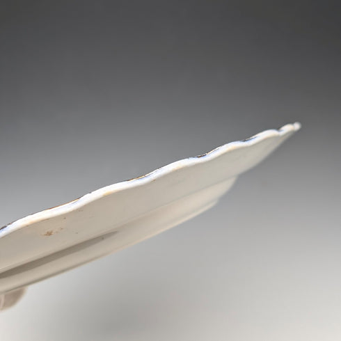 英国アンティーク バーリントンパターン 半磁器製 ディナープレートペア Wedgwood&Co.