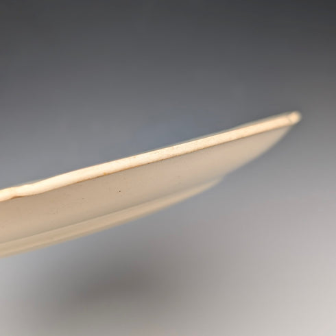 French Antique Japonism Design Hard Ceramic Side Plate Pair ①