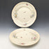 French Antique Japonism Design Hard Ceramic Dinner Plate Pair ①