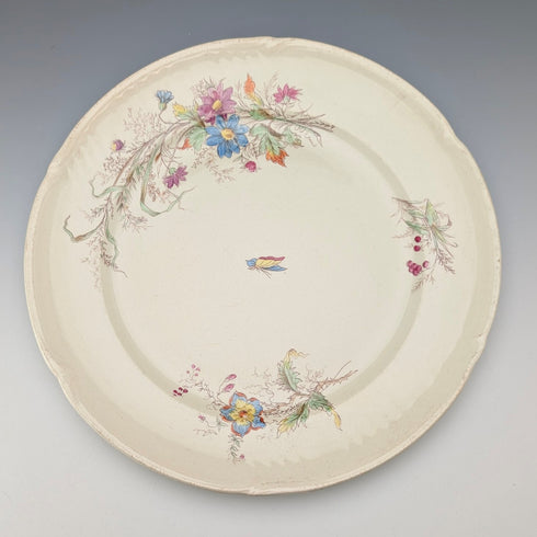 法式復古日式設計硬質陶瓷邊盤一對 ②