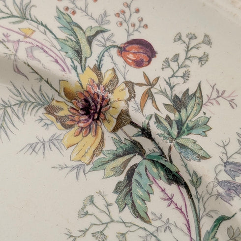 法式復古日式設計硬質陶瓷餐盤一對 ②