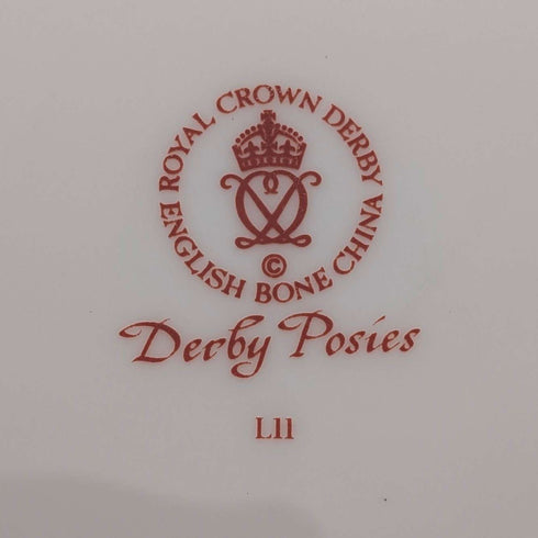 Vintage British Bone China Teapot Stand, Royal Crown Derby