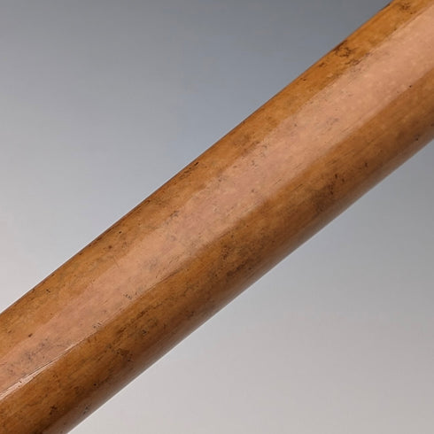 アンティーク マラッカシャフト 純銀製 ロンデルハンドル ステッキ 杖 87cm