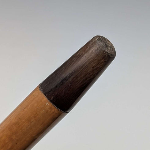 アンティーク マラッカシャフト 純銀製 ロンデルハンドル ステッキ 杖 87cm