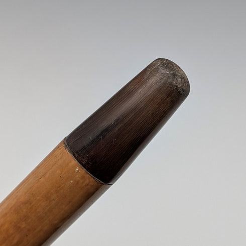 アンティーク マラッカシャフト 純銀製 ロンデルハンドル ステッキ 杖 87cm