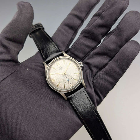 1960年代頃 英国ヴィンテージ スミス 腕時計 SMITH DeLux 15石機械式 動作良好