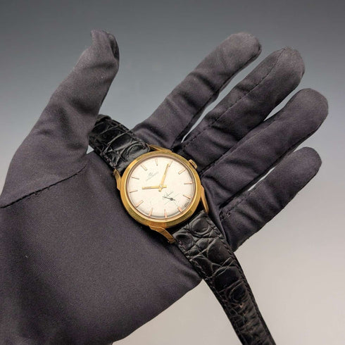 1950s Swiss MOVADO men's wristwatch, 15 jewels, gold-plated case, in good working order
