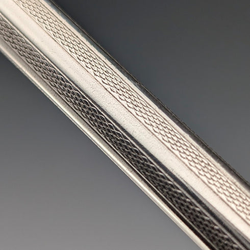 British Vintage Yard O' Red Rhodium Plated Push-On Mechanical Pencil with Paper Box and Instructions