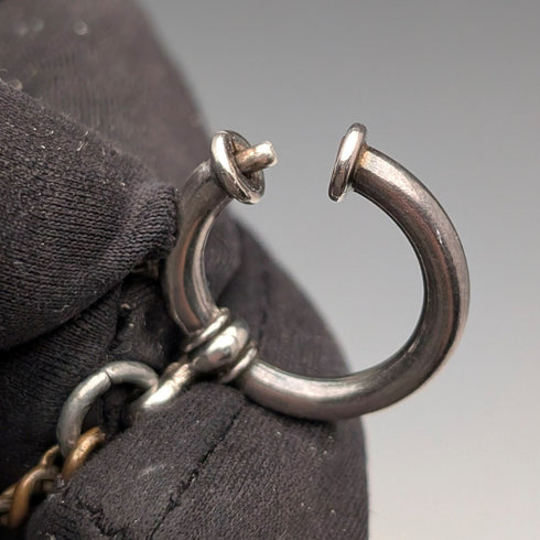 Antique Two-Tone Fancy Link Albert Chain with Clasp