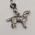 Antique British Fancy Link Sterling Silver Albert Chain, 46g, Dog Fob