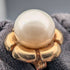 British Vintage Jewelry K9 Gold & Pearl Stud Earrings