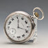 Circa 1919 Antique Longines Pocket Watch, Pure Silver Open Face, Working Good Condition
