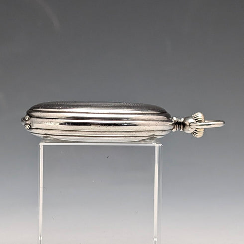 Circa 1931 Vintage Longines Pocket Watch with Silver-sided Hunter Case, Serviced