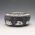 1976 British Wedgwood Black Jasper Trinket Box with Lid, Boxed