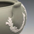 1978 British Vintage Wedgwood Green Jasperware Sugar Bowl (without lid)