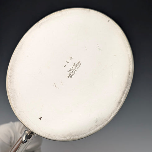 Antique British silver plate coffee pot, circa 1887, Mappin & Webb