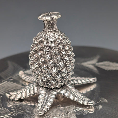 1887年頃 英国アンティーク シルバープレート製 ティーポット Mappin&Webb