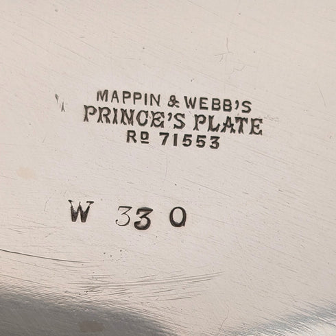 1887年頃 英国アンティーク シルバープレート製 ティーポット Mappin&Webb