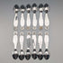 1975 St. Paul's Cathedral Apostle Set of 12 Pure Silver Teaspoons and a Pure Silver Medal, 457g Total, Wooden Case, Toye, Kenning & Spencer