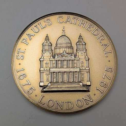1975 St. Paul's Cathedral Apostle Set of 12 Pure Silver Teaspoons and a Pure Silver Medal, 457g Total, Wooden Case, Toye, Kenning & Spencer