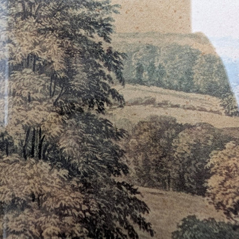 英國古董裝裱版畫,描繪賽馬詹姆斯·波拉德“埃普索姆準備起跑”