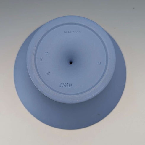 Vintage British Wedgwood Jasperware Tazza in Pale Blue