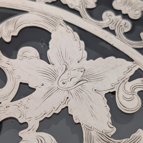 20世紀前半 米国 シルバーオーバーレイ トリベット Webster Company