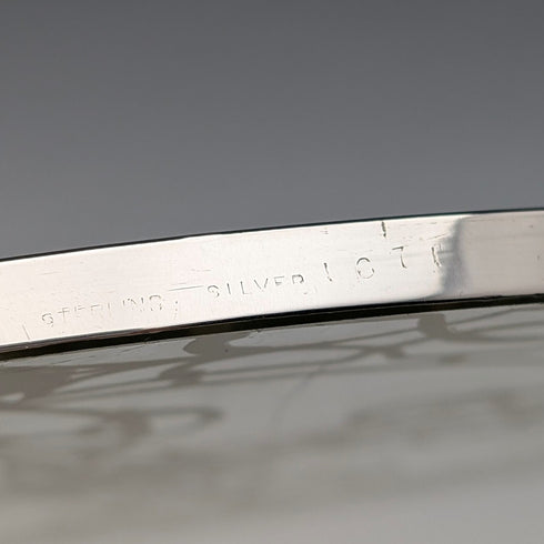 20世紀前半 米国 シルバーオーバーレイ 直径20cm 大型トリベット